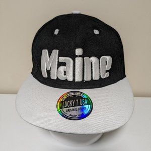 Lucky 7 Maine Snap-Back Cap/Hat